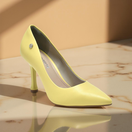Tacones Amarillos Elegantes - Via Marte